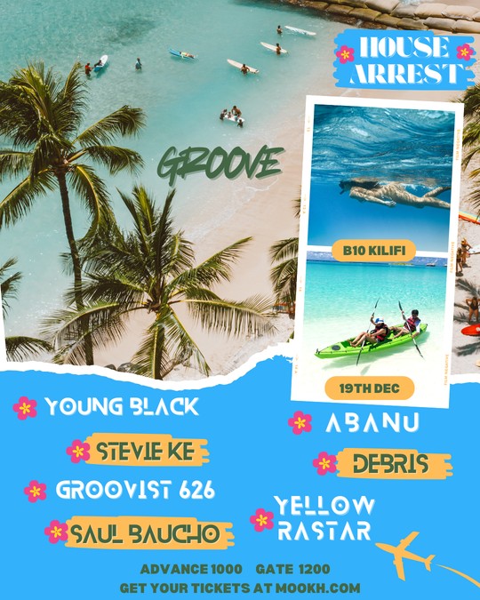 House Arrest Beach Edition Kilifi Takeover!